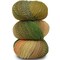 Double Helix by Living Dreams Yarn. Soft, Colorful Wool Yarn for Crochet, Knitting, Weaving. Self-Striping Sport Weight Yarn, 3 Pack, 150g